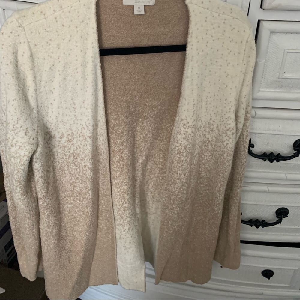 Barefoot Dreams Cozy Chic Confetti Cardigan M~
